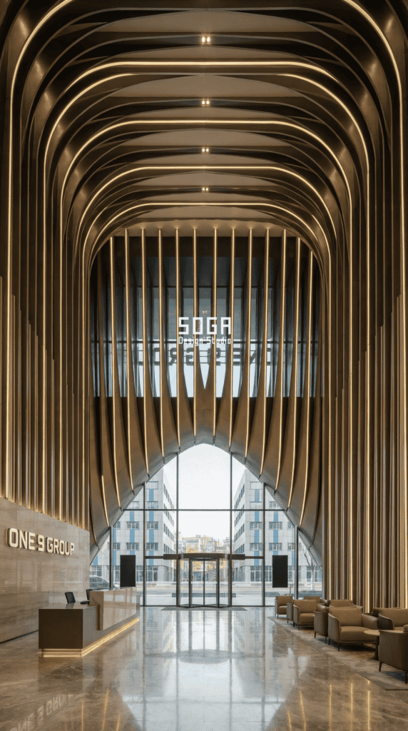 One 9 Group GIFT City: Redefining Corporate Architecture with Parametric Curved Fin Facade 7 28744973 1eea 44b2 82ec 8712a2bc6e71