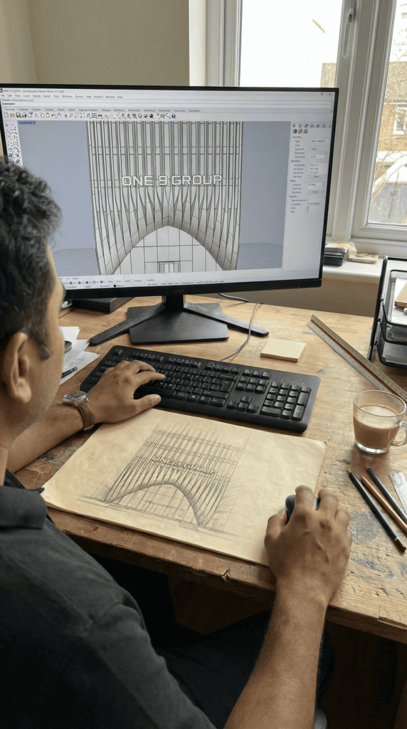 One 9 Group GIFT City: Redefining Corporate Architecture with Parametric Curved Fin Facade 6 fd3b2bdd a828 4f45 9831 a6e167af4343