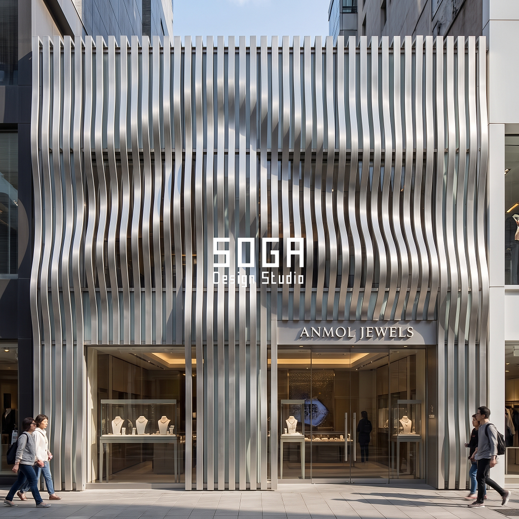 Parametric Facade for Jewelery Boutique: Anmol Jewels Case Study 4 Parametric Facade for Jewelery Boutique: Anmol Jewels Case Study