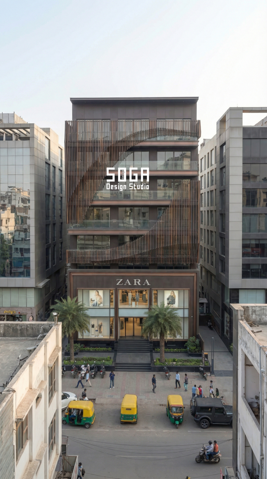 Timber Ribbons Over Odisha - SOGA Design Studio