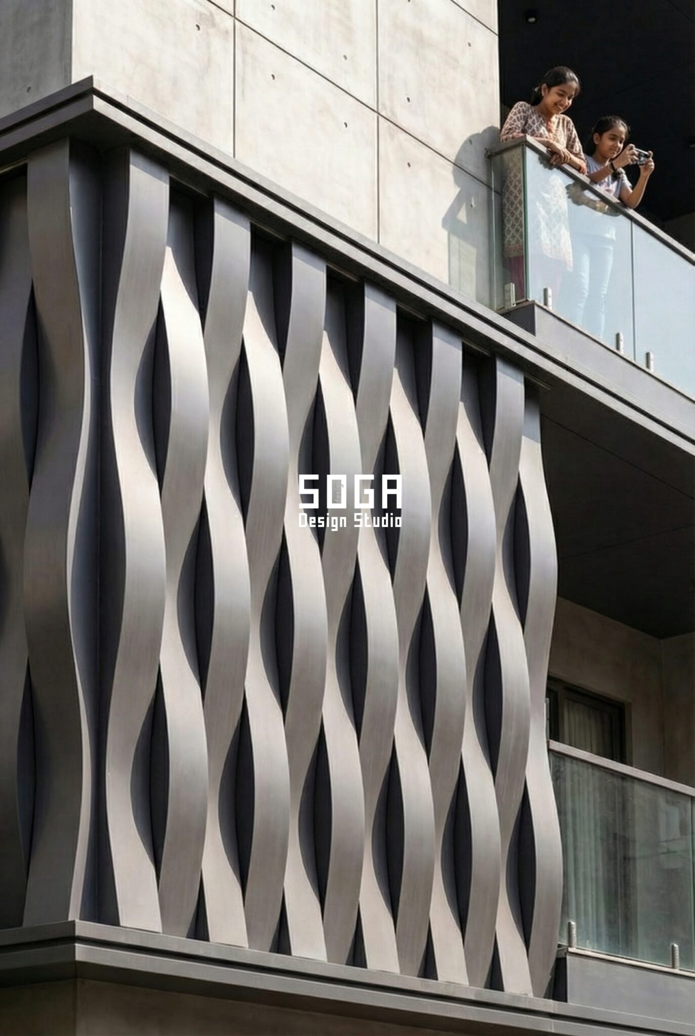 How Twisted Aluminium Fin Facade Design Transforms a Residential ...