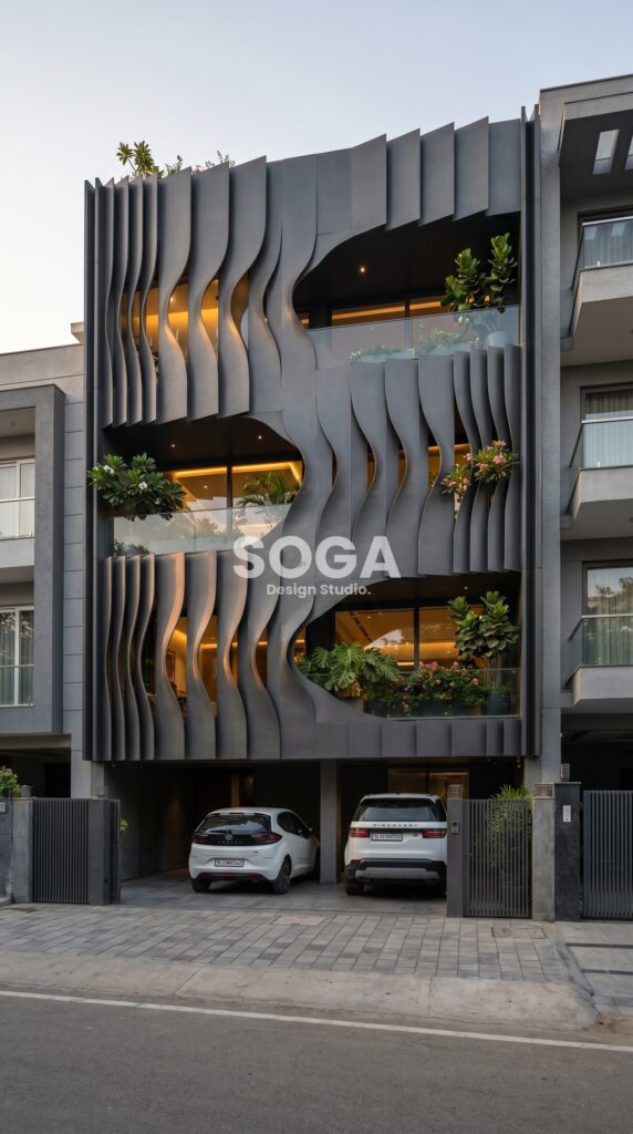 How much does parametric metal facade cost