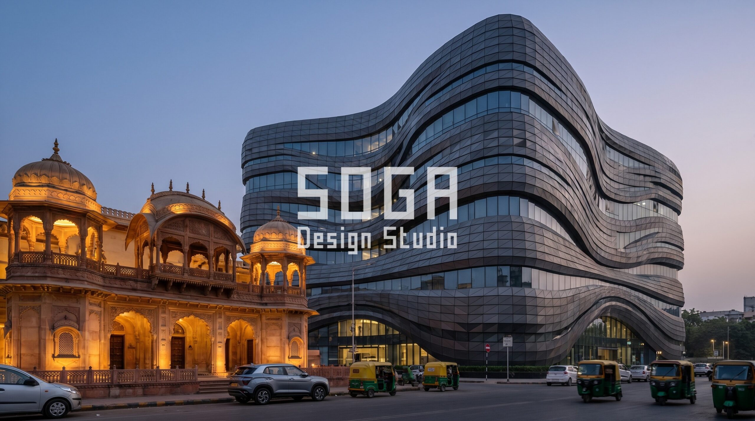 Parametric vs traditional architecture India modern building SOGA