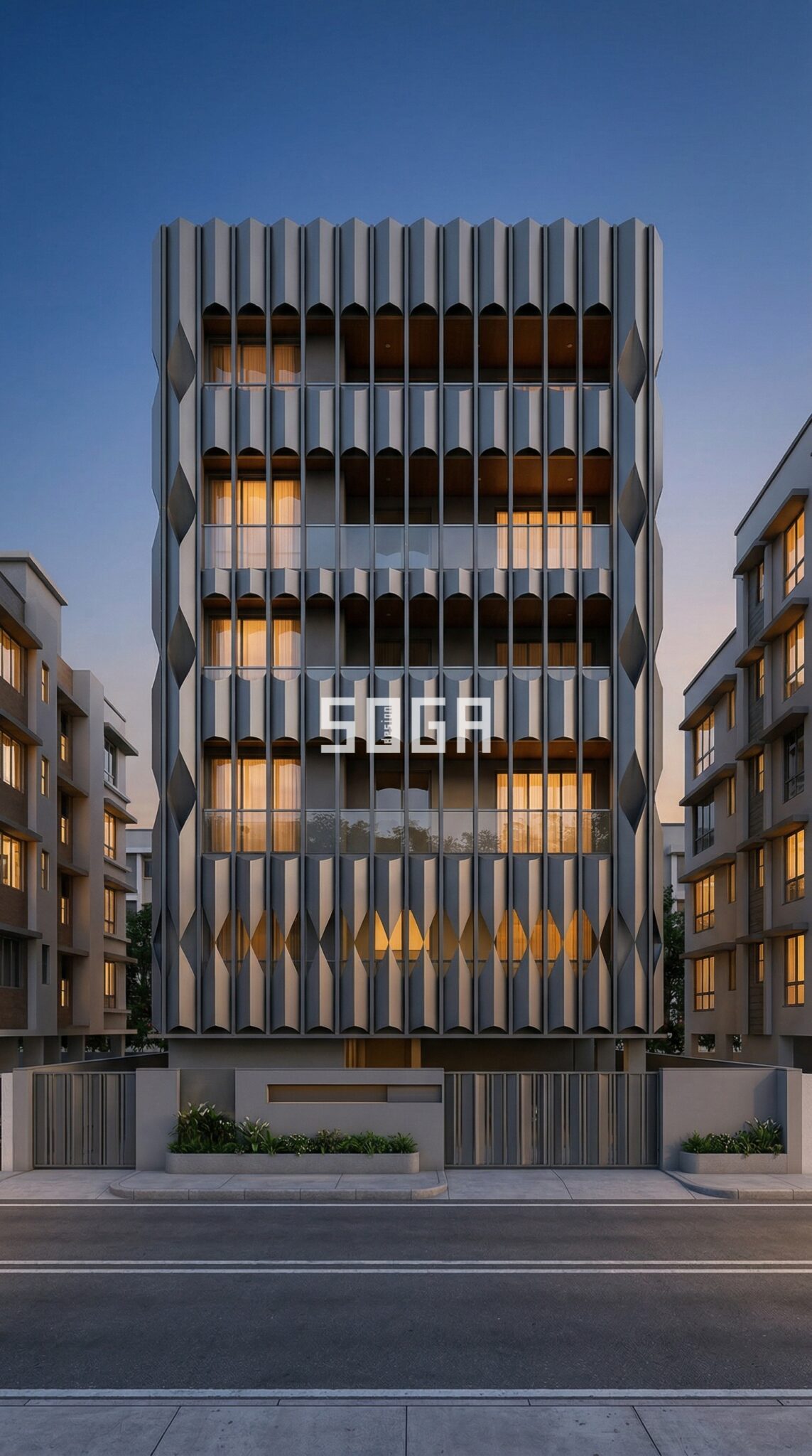 4 Powder-Coated Aluminium Parametric Facade Designs for Indian ...