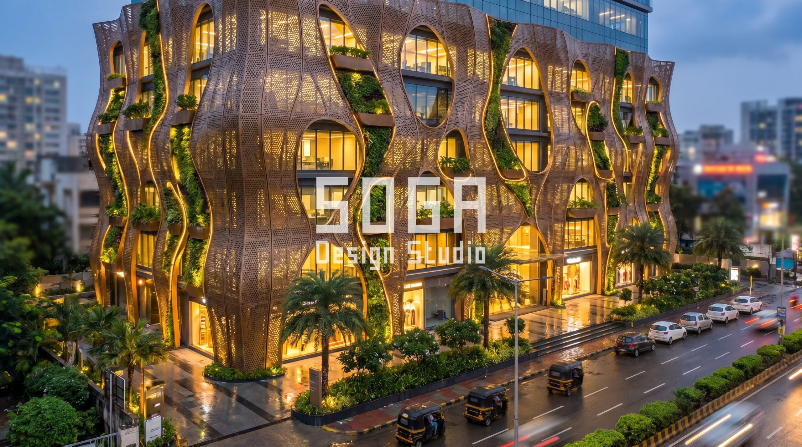 Parametric metal facade trends India 2026 SOGA