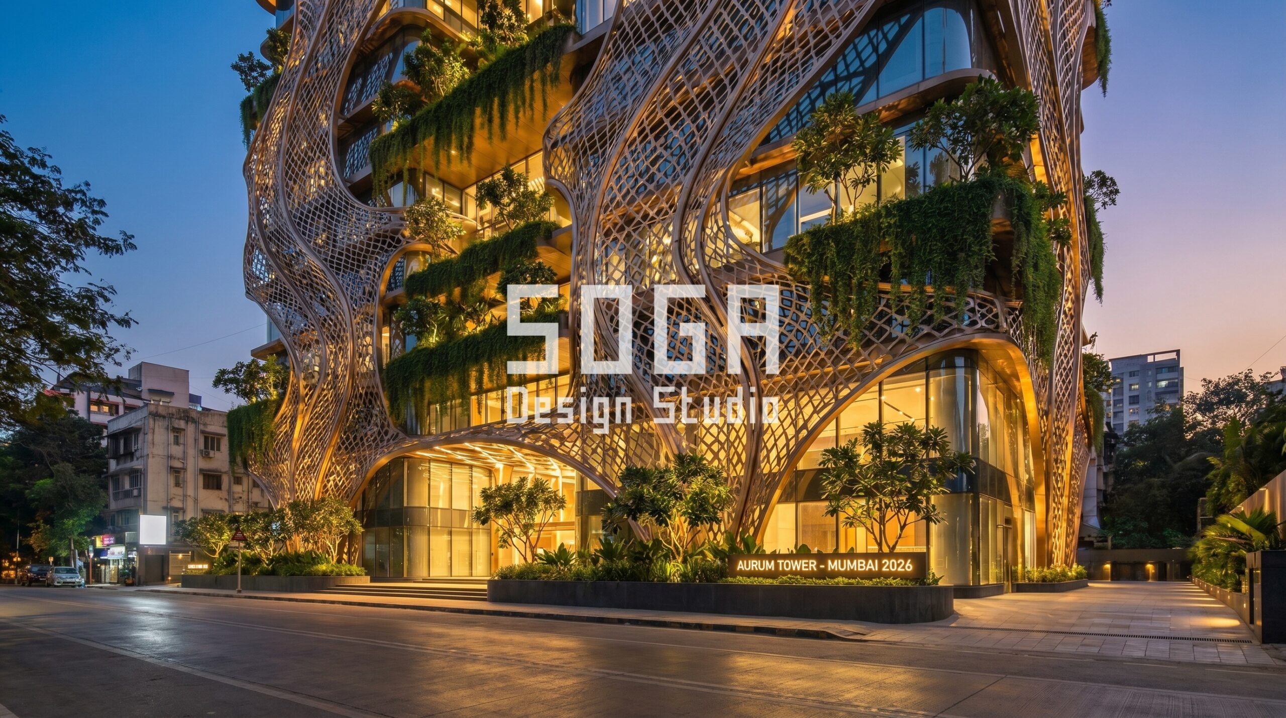 Facade architecture trends India 2026 computational design SOGA
