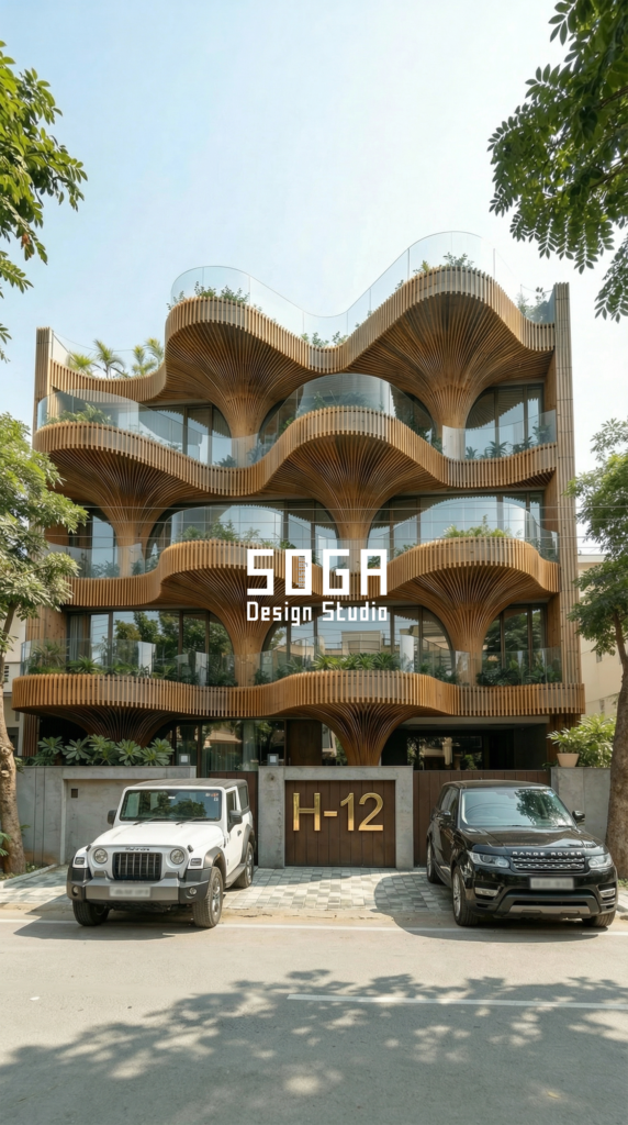 The Future of Metal Facade Design in India: How Elevations Are Changing 2 view 1