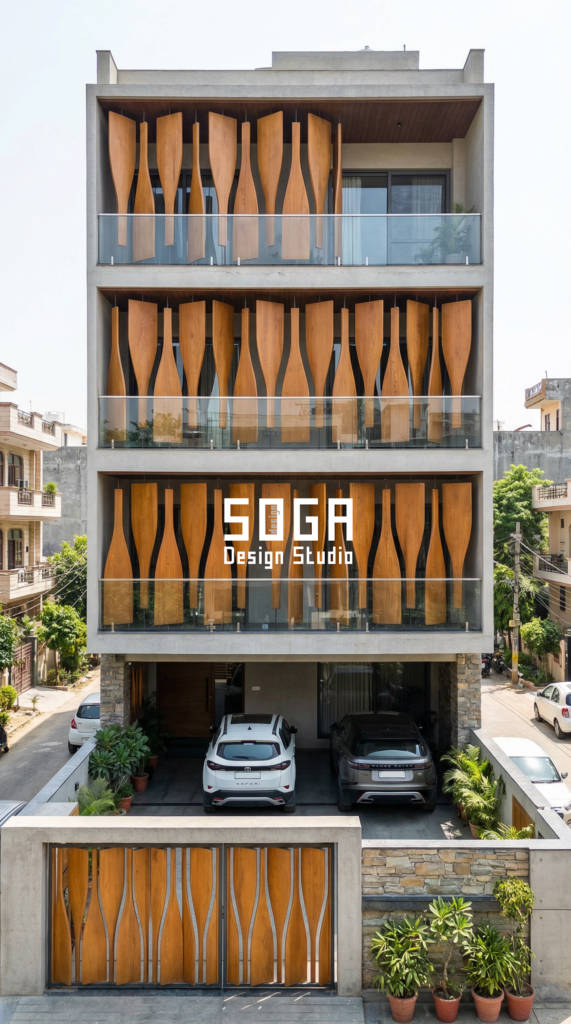 The Future of Metal Facade Design in India: How Elevations Are Changing 3 view 2