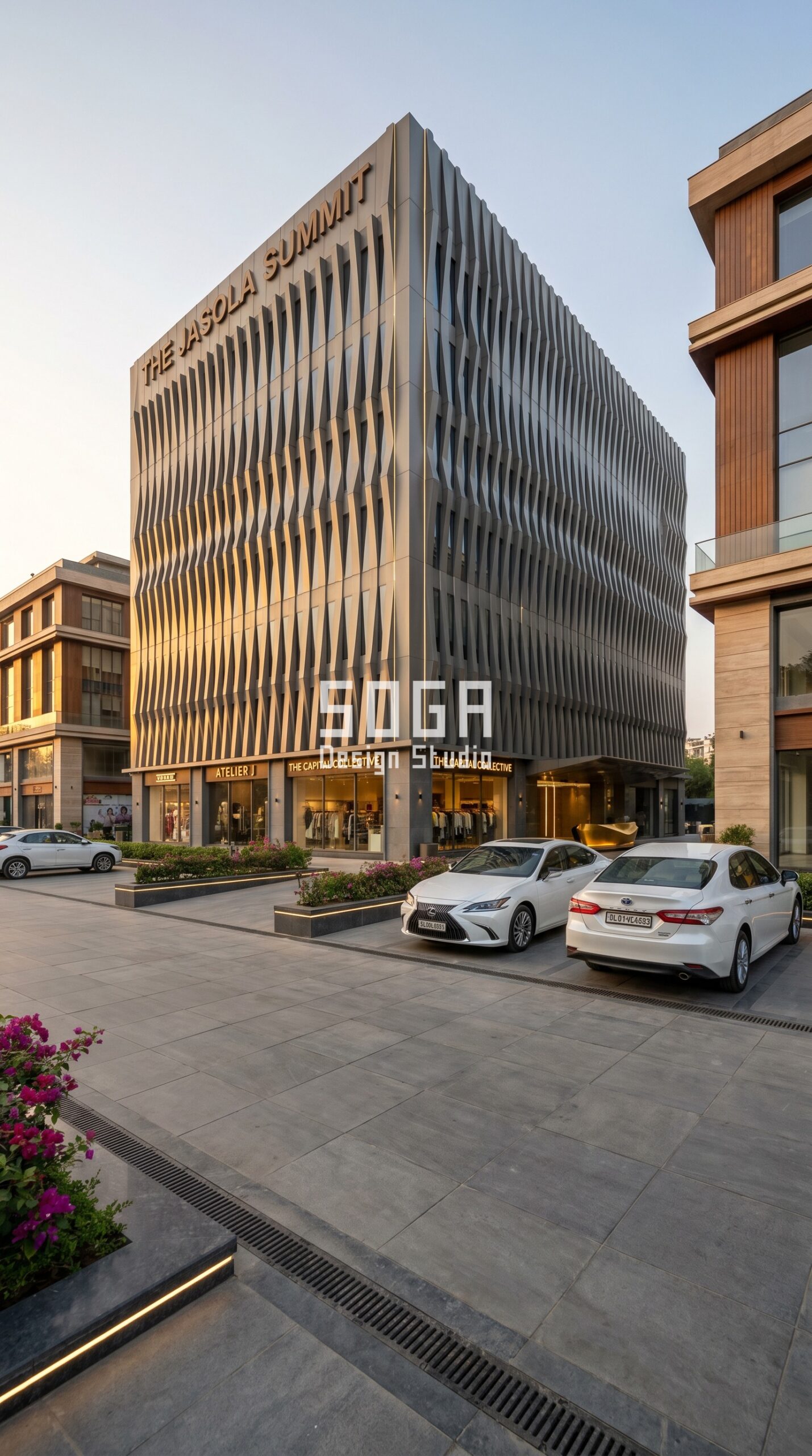 Delhi Jasola Mixed Use Parametric Facade India 2026