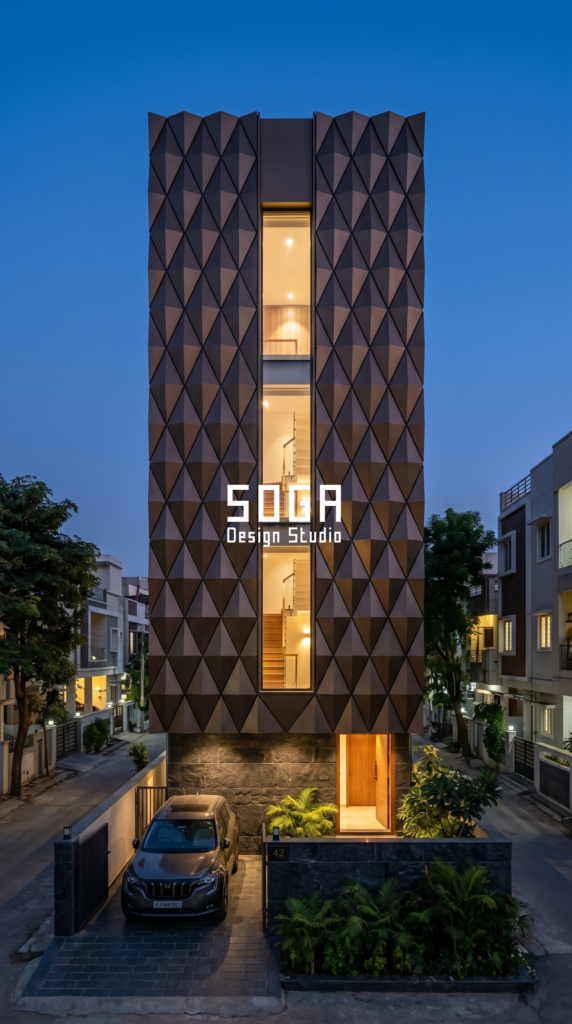 Duplex House Front Elevation Design: 20, 25 & 30 Feet Plot Ideas 5 hf 20260612 184121 ab302551 764b 4f16 84c9 74d8dc848da6 watermarked