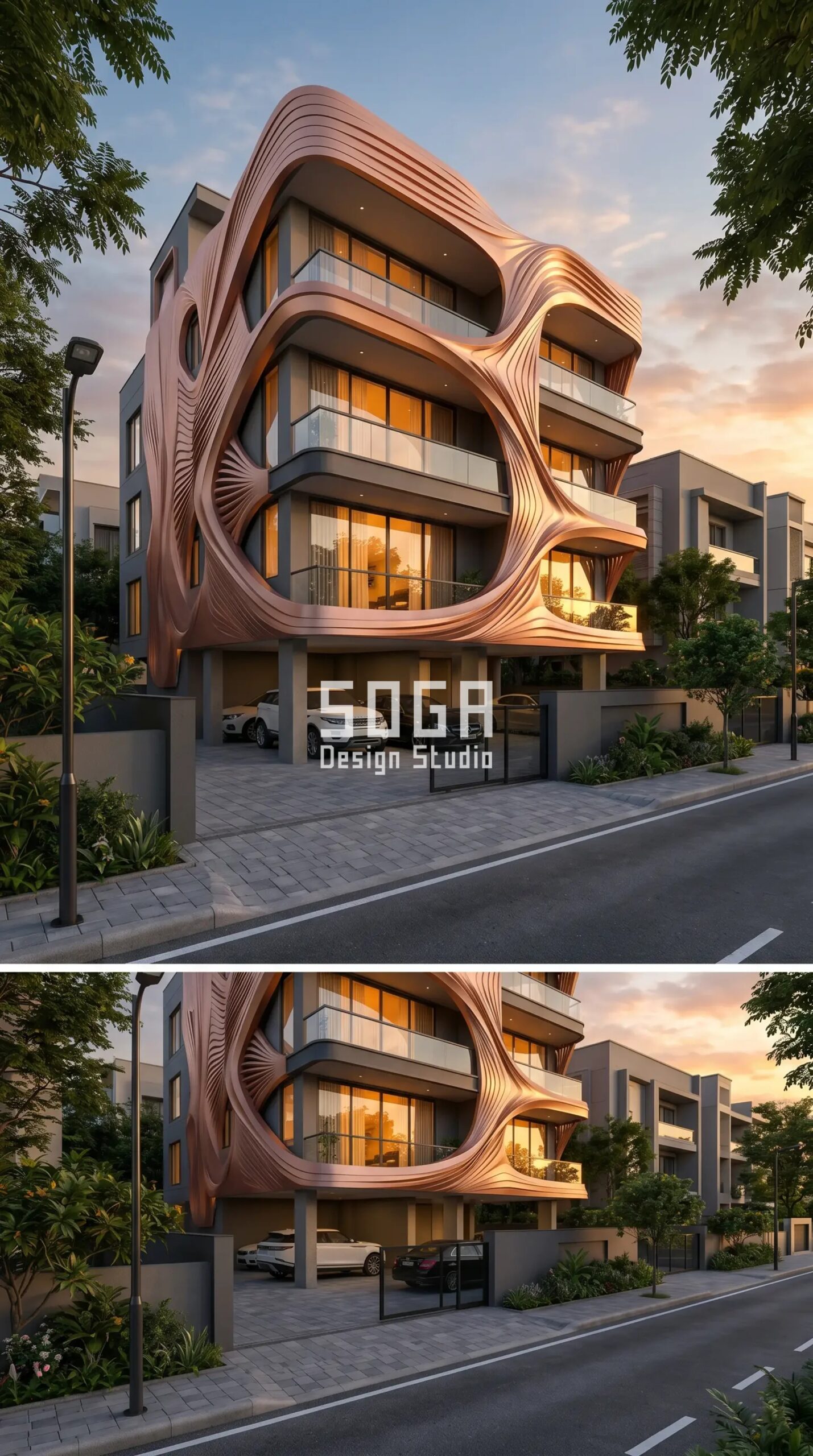Parametric Facade Design in India 2026: Dehradun Metal Facade Guide 6 origami-fold precision metal p parametric facade Dehradun - SOGA Design Studio