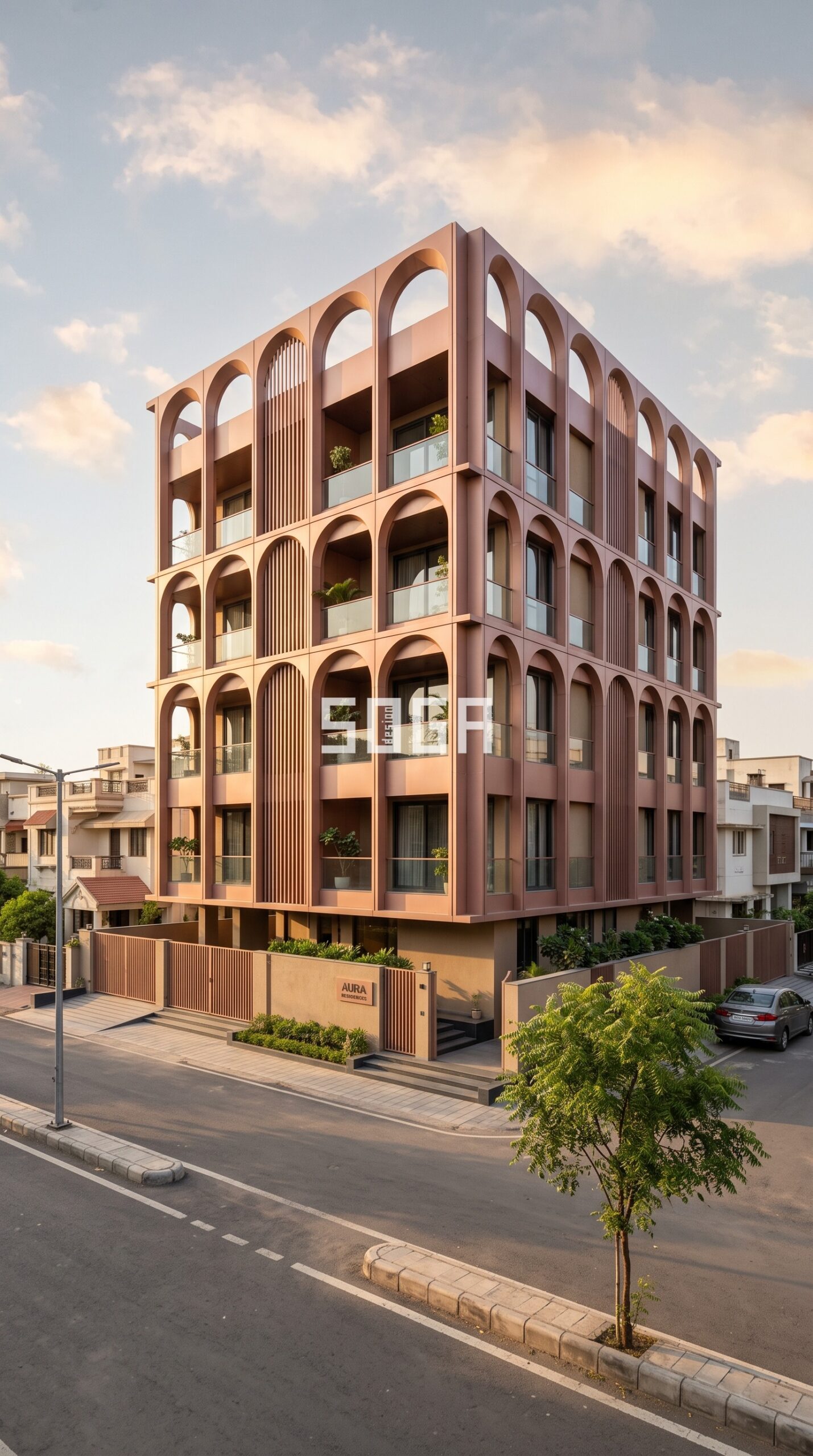 Parametric Architecture in Chennai: Undulating Vertical Metal Ribs Facade Design 2026 6 parametric chennai 2026 07 18 01 scaled