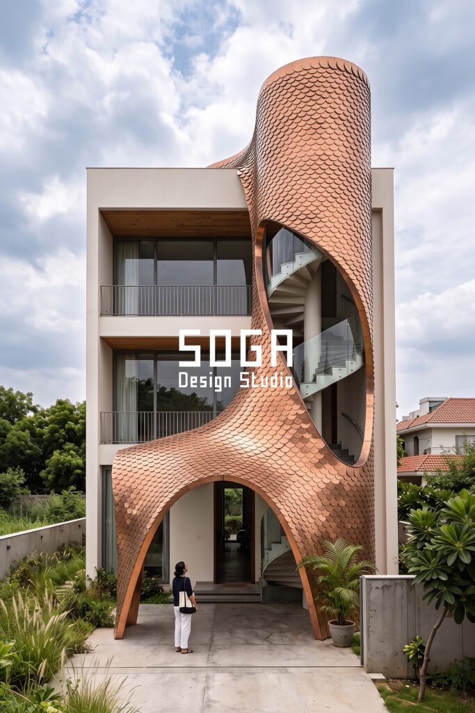 Valkala Residence: When a Facade Stops Being a Surface and Becomes the Building Itself 4 top front