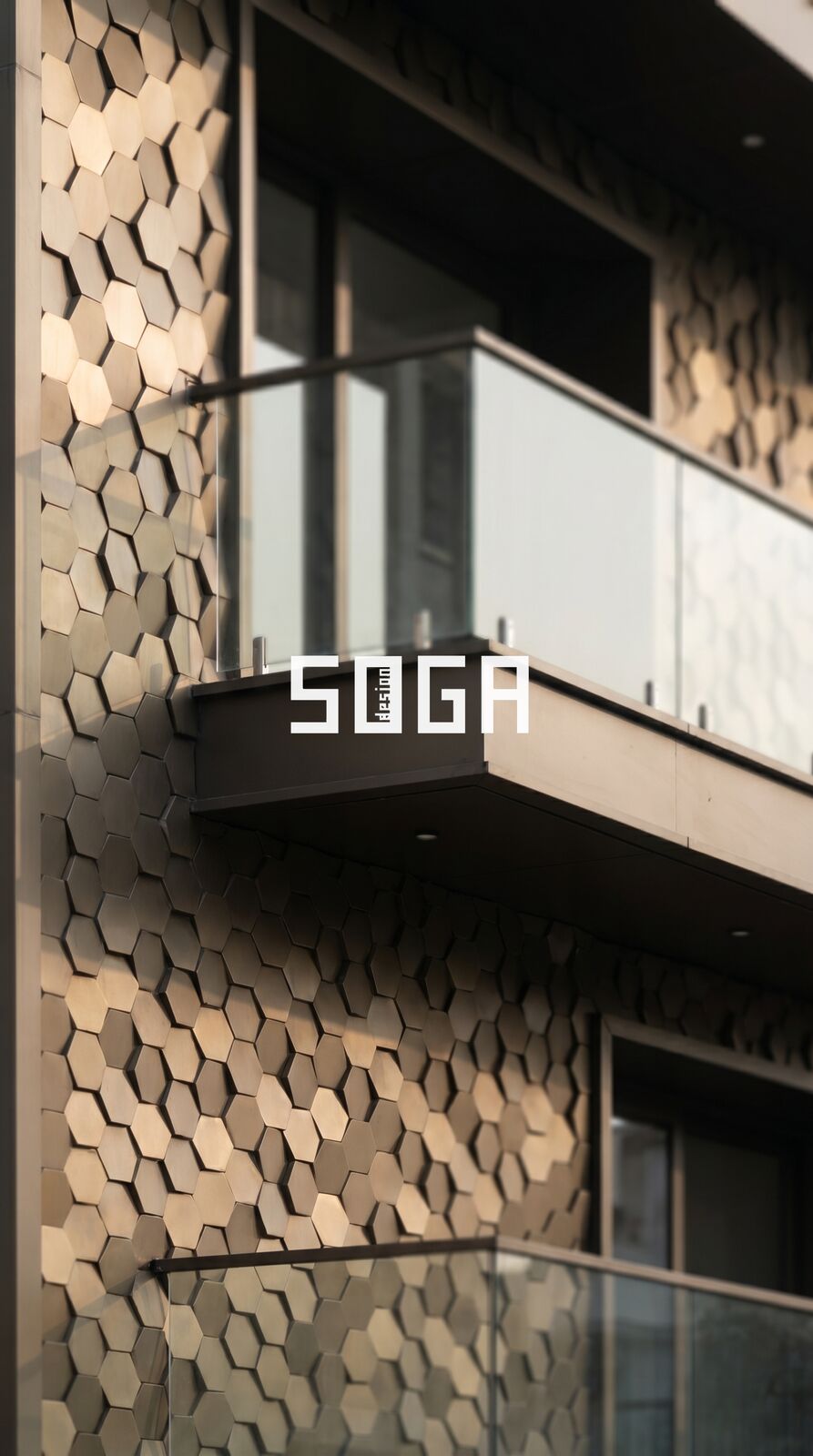 How SOGA 3D Block Facade Panels Are Manufactured: Folding, Depth Tolerance and Rigidity 5 3D block facade panels seen at an angle, showing formed depth and the accuracy of the projecting faces