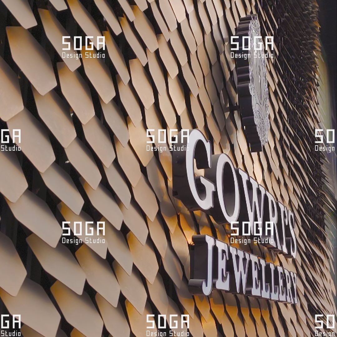 Computational Design for Facades in India: From Algorithm to Fabrication Drawing 5 Facade field built from a small family of repeating panels arranged to read as continuous variation