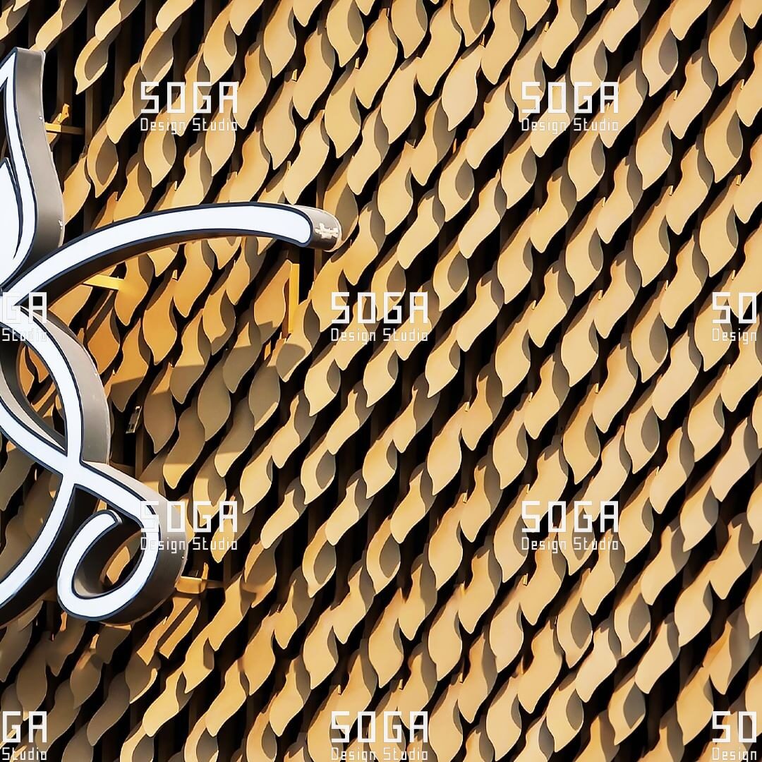 Designed in India, Engineered in India: How Parametric Facade Systems Became Manufacturable for Indian Projects 6 Close-up detail of sequin facade scales showing overlap geometry, formed edge and surface finish