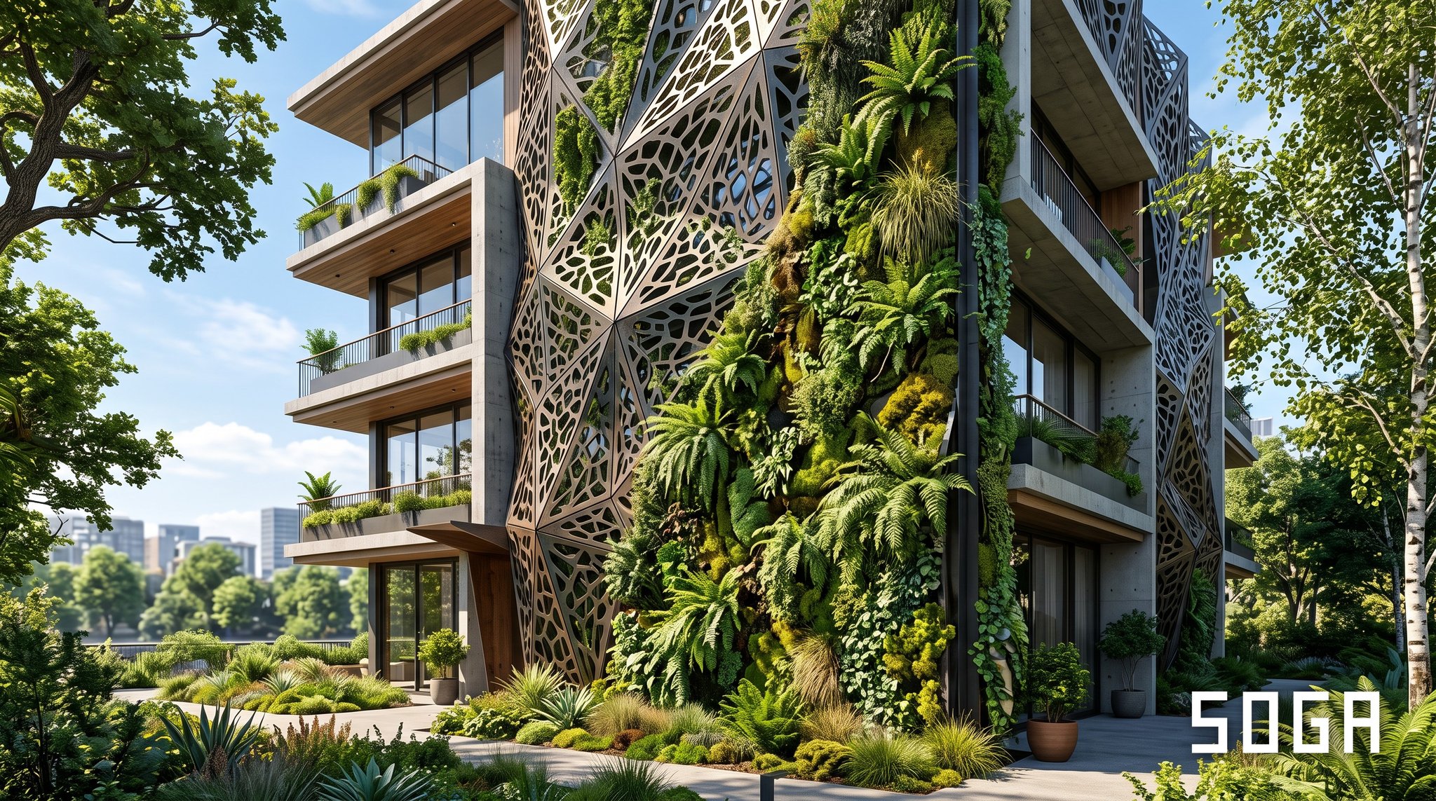 Green Building Materials: A Comprehensive Guide for Modern Architecture — parametric architecture by SOGA Design Studio