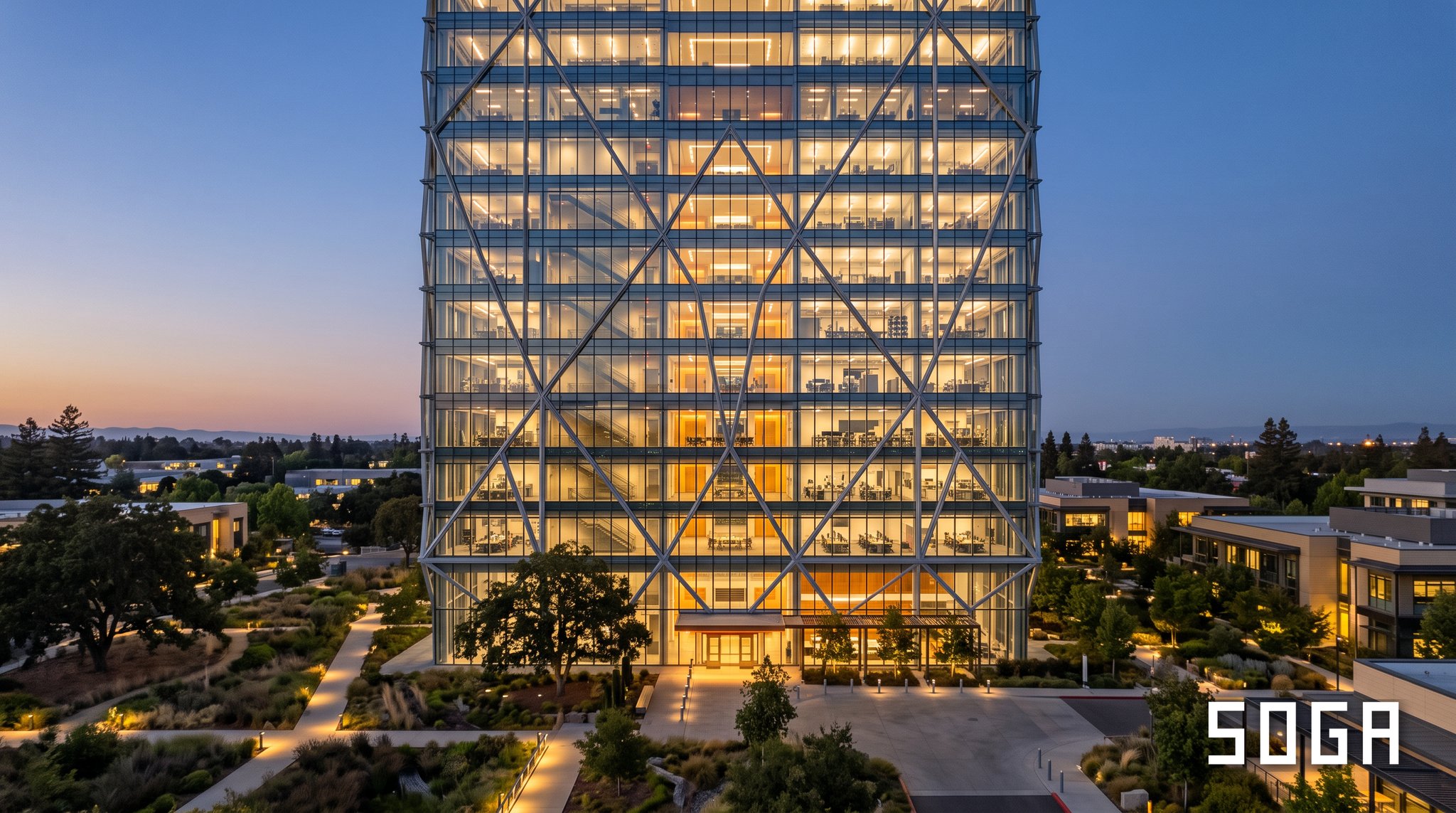 Digital Twin Technology in Construction — parametric architecture by SOGA Design Studio