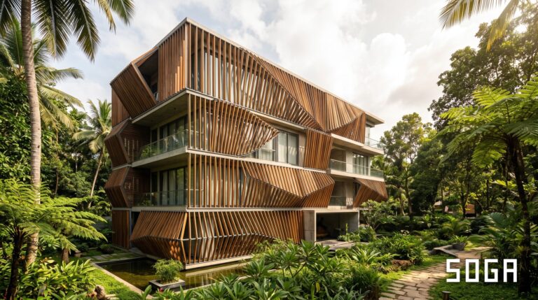 Climate-Responsive Architecture: Designing for India's Diverse Climate Zones 2 Climate-Responsive Architecture: Designing for India's Diverse Climate Zones — parametric architecture by SOGA Design Studio