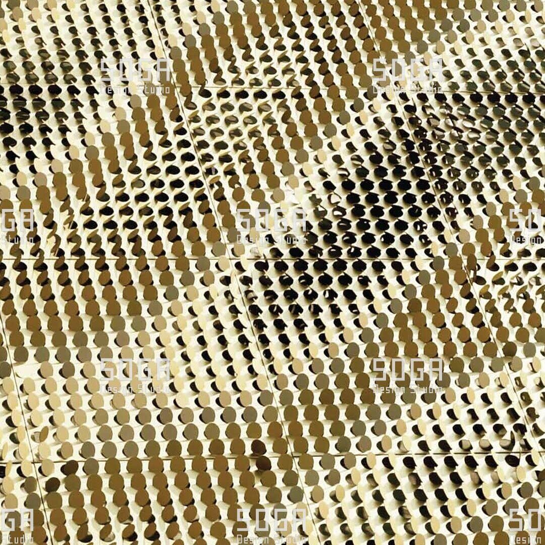 MetaCoin Facade System: How Rectangular Panels With Circular Coin Mechanisms Actually Work 3 Coin facade of rectangular metal panels with circular coin mechanisms set across a commercial elevation in India