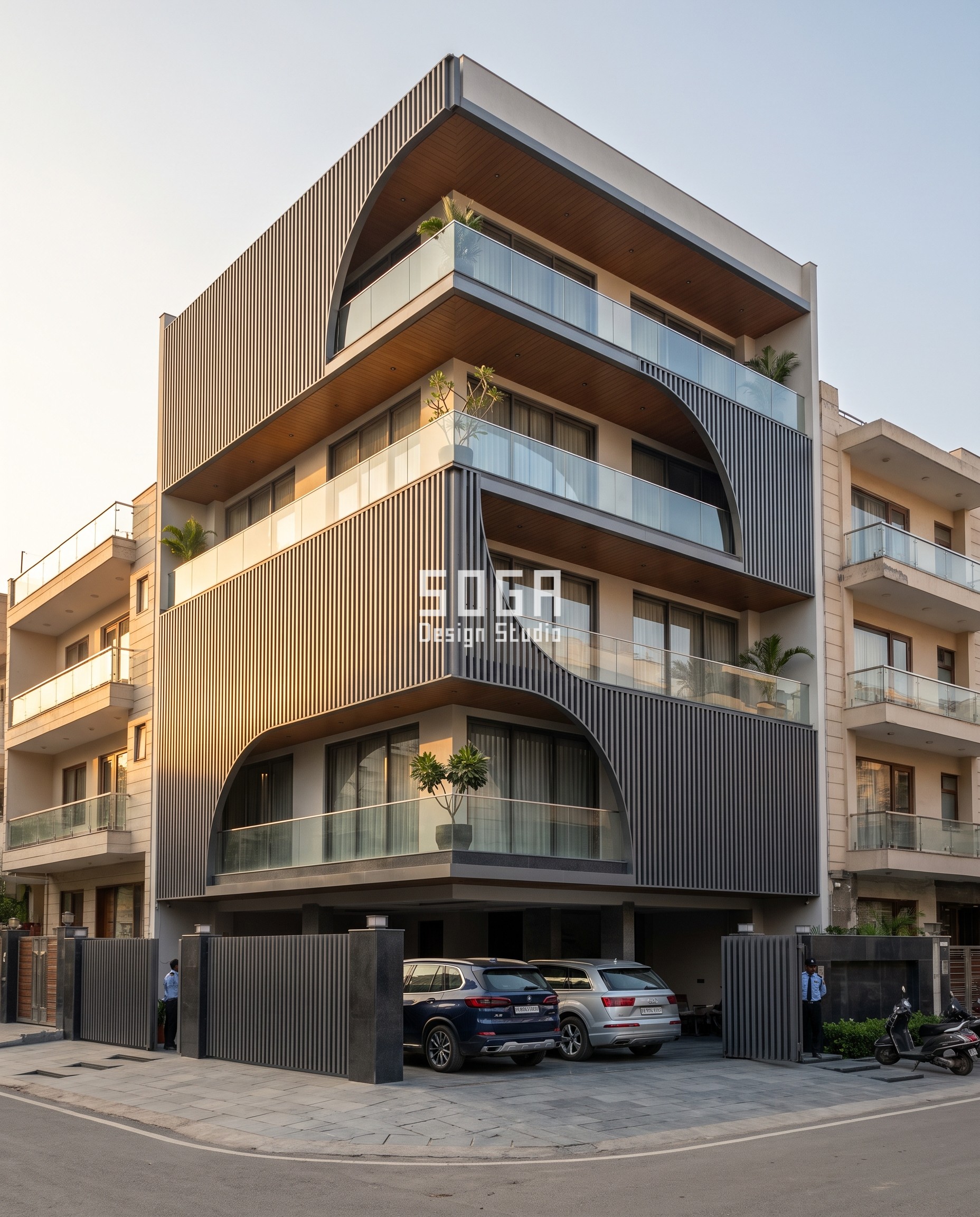 soga pill arch facade south delhi 2026 10 1