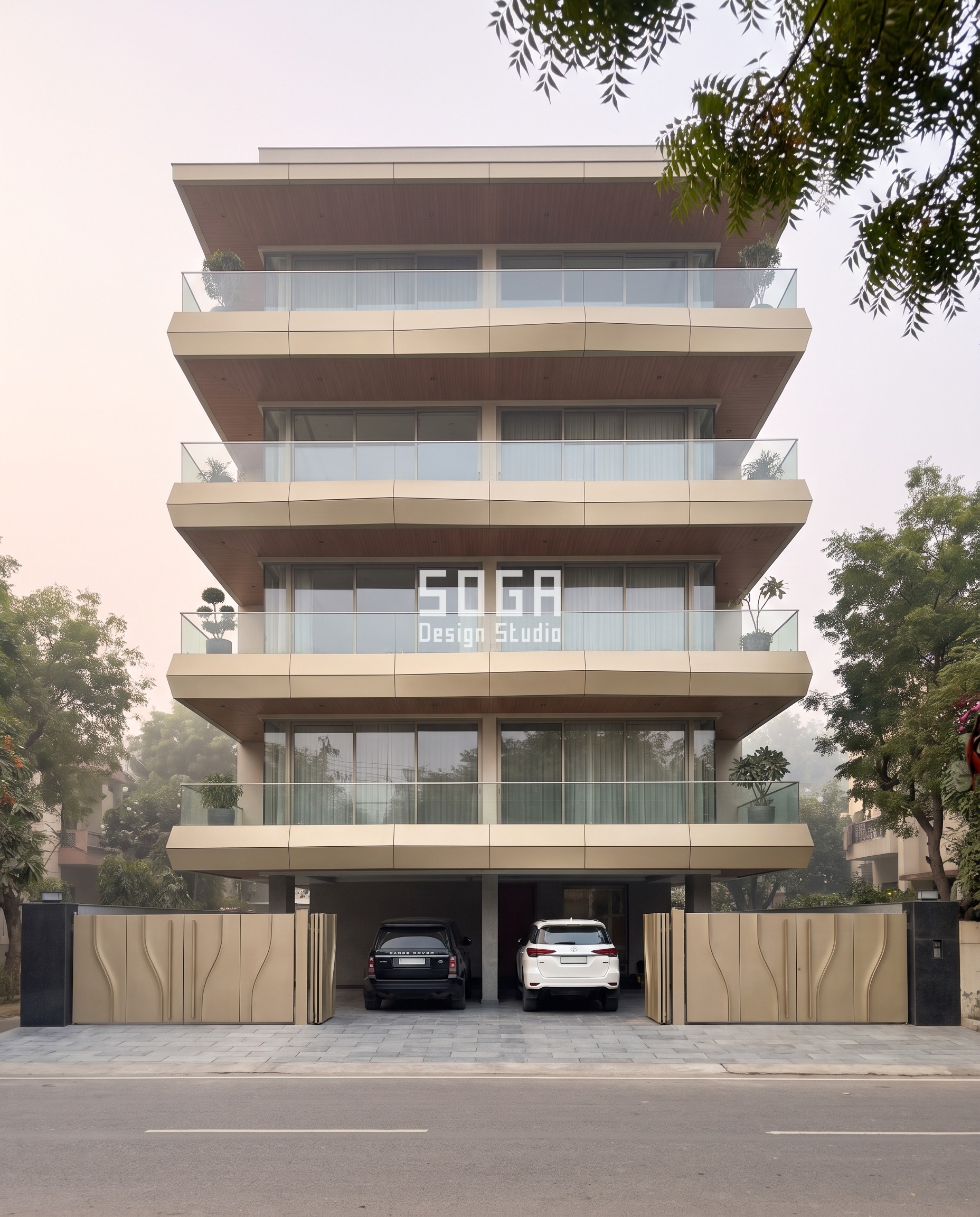 Second Floor Addition Facade Matching 2026: 4 Markets 2 Parametric Drift Lens second floor addition seam, Dubai villa facade extension - SOGA Design Studio